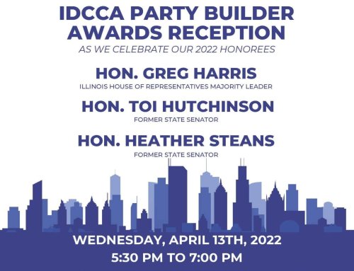 2022 Party Builder Awards honoring Greg Harris, Toi Hutchinson, & Heather Steans